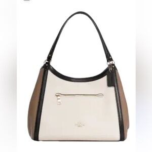 Coach Outlet KRISTY SHOULDER BAG IN COLORBLOCK Beige, Chalk